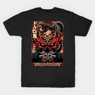 skull oni gym T-Shirt